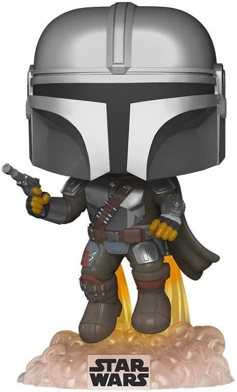 Funko POP! Star Wars #408 - The Mandalorian [Flying with Blaster] Exclusive