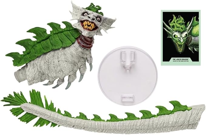 McFarlane Toys - DC Multiverse The Joker Dragon (Dark Nights: Metal) Glow in The Dark Edition Gold Label Vehicle