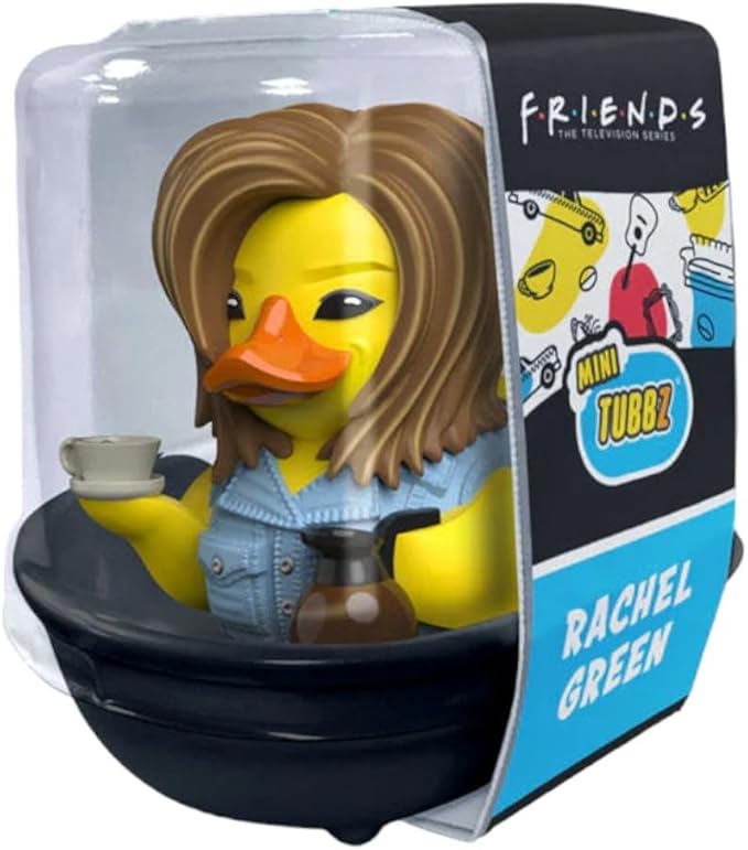 TUBBZ Mini Rachel Green Collectible Vinyl Rubber Duck Figure - Official Friends Merchandise - Retro Comedy Movies & TV