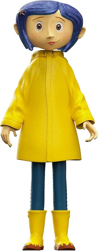 Super7 Supersize Coraline - 16" Coraline Action Figure with Fabric Clothing Classic Movie Collectibles and Retro Toys