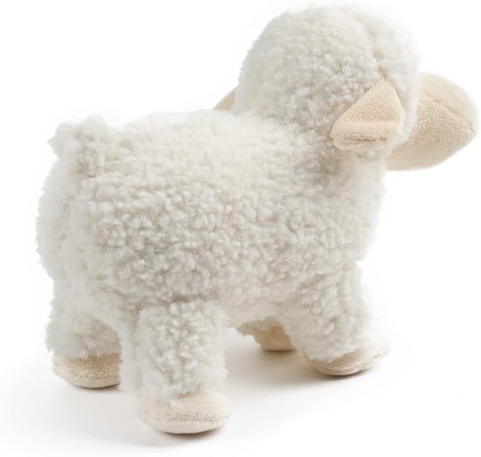 Tiny Heart Sheep Stuffed Animal Sheep Plush Toy Small Lamb Stuffed Animal Cute Super Soft Gift for Kids Boys and Girls Birthday Home Decor Cuddly White Little Lamb Toys (Standing)