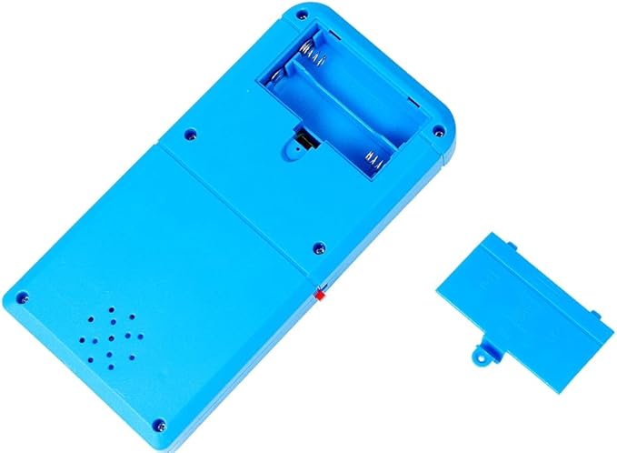 CZT Green Light Large Screen Retro Brick Game Console Built-in Classic Nostalgic Puzzle 999 in 1 Block Game Room/Outdoor/Travel Good Partner Children/Student Gifts (Blue)