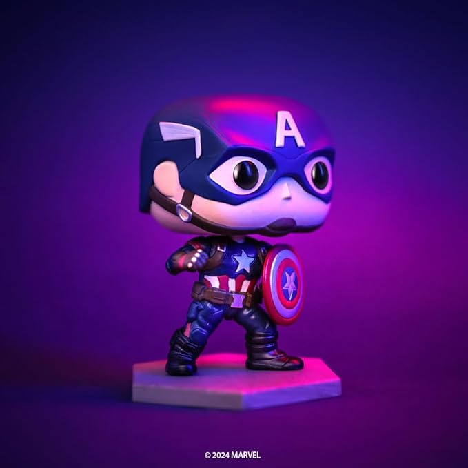 Funko POP! Marvel: Civil War Build A Scene - Captain America - Collectable Vinyl Figure - Gift Idea - Official Merchandise - for Kids & Adults - Movies Fans