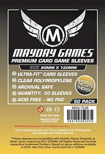 Mayday Games Nucleum -Compatible Premium Card Sleeve Bundle