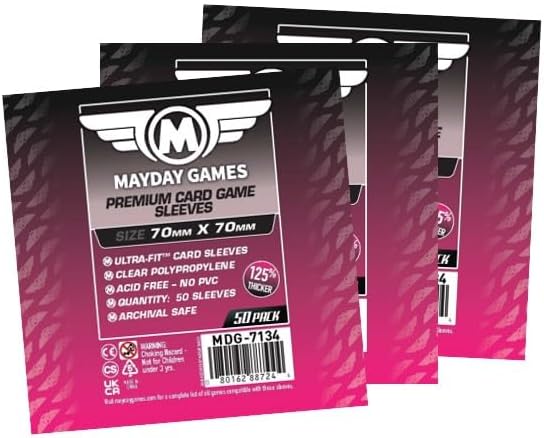 Mayday Games Codenames: Pictures Game Accessory - Premium Card Sleeve Bundle
