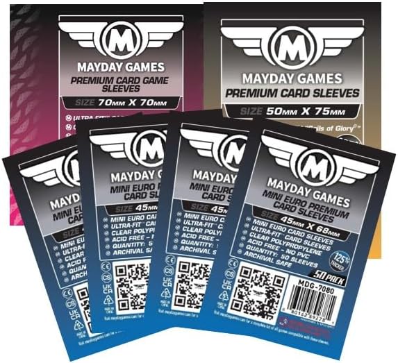 Mayday Games Codenames Game Accessory- Premium Card Sleeve Bundle