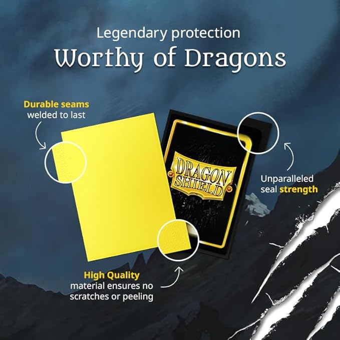 Dragon Shield | Standard Size Card Matte Sleeves | 100 CT - Smooth & Tough Premium TCG Sleeves | Compatible with Pokemon, Flesh & Blood, One Piece & Magic The Gathering | Emerald