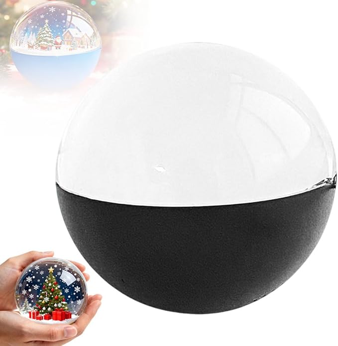 Memory Sphere, 2026 New 2.7" Crystal Ball Video Player, Personalized Digital Memory Display, Uploadable Videos Photos, DIY Gift for Couples Friends Anniversary Birthday Christmas (Black)