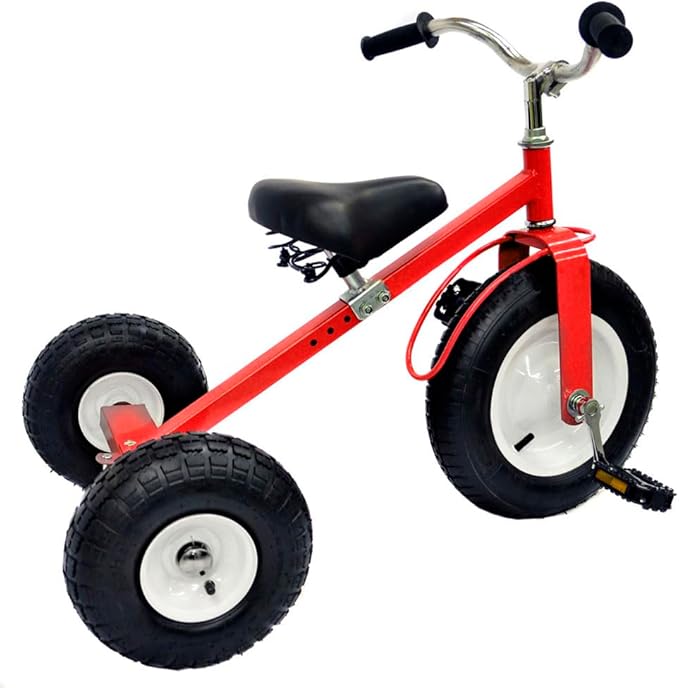 All Terrain Tricycle with Wagon (Red), CART-042R