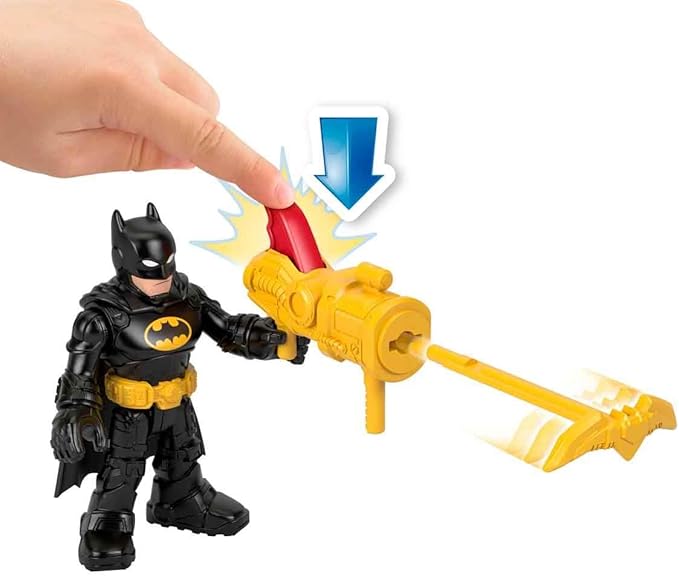 Fisher-Price Imaginext DC Super Friends, Batman Toys Bat Command Center Playset with Lights for Preschool Kids Ages 3+ Years