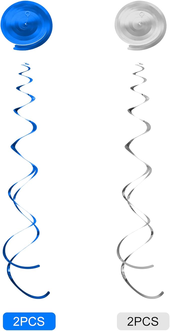 26 Pieces Airplane Hanging Swirl Decoration Hanging Swirls Supplies Cool Plane Hanging Swirl Streamers Aircraft Ceiling Streamer for Kids Birthday Baby Shower Party