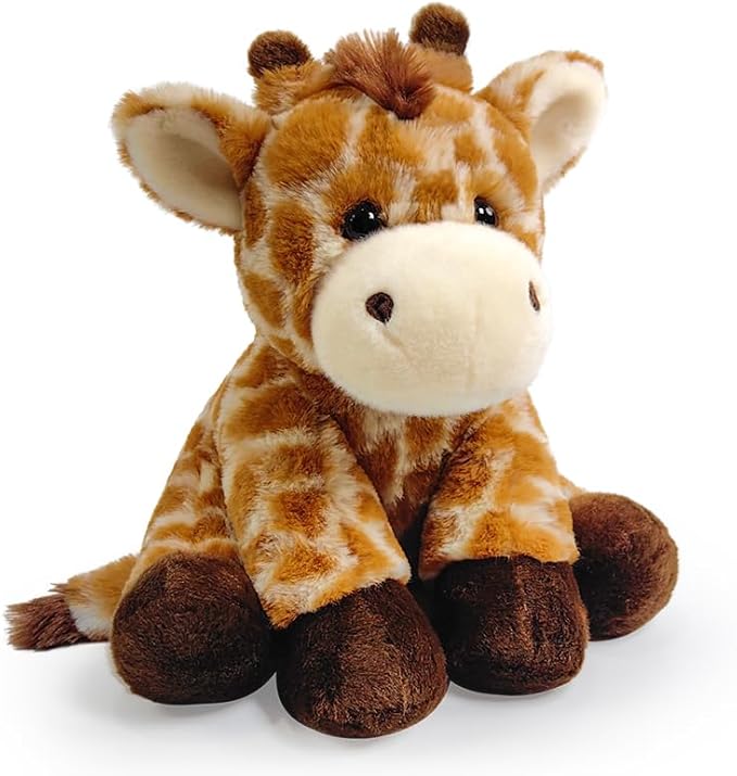 Giraffe Stuffed Animal Toys, 8.5 Inch Soft and Cuddly Giraffe Plush Animals Toy, Cute and Realistic Animals Gifts for Boys and Girls Toy for Toddlers 1-3