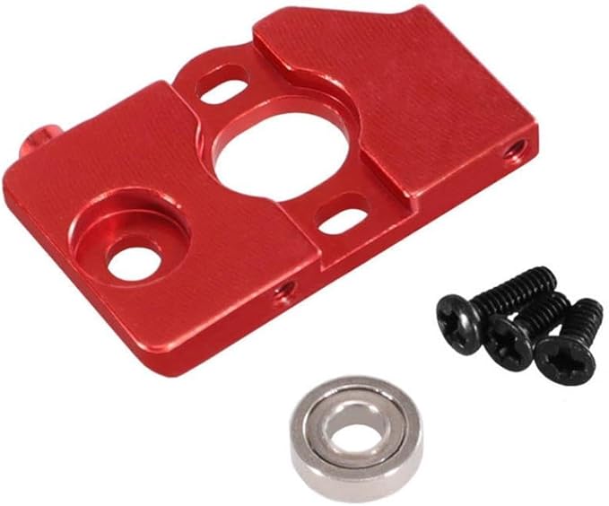 Remote Control Car 1/28 Compatible with 284010 284161 Metal Spare Parts Engine Mount(Red)