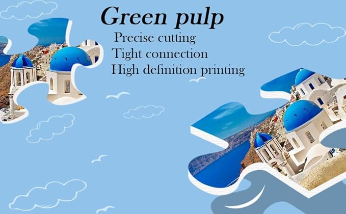 Puzzles for Adults 1000 Pieces Jigsaw Puzzles for Kids Challenging Game Toys Puzzle for Parents, Friends, Lovers and Children, Aegean Sea 27" x 20"