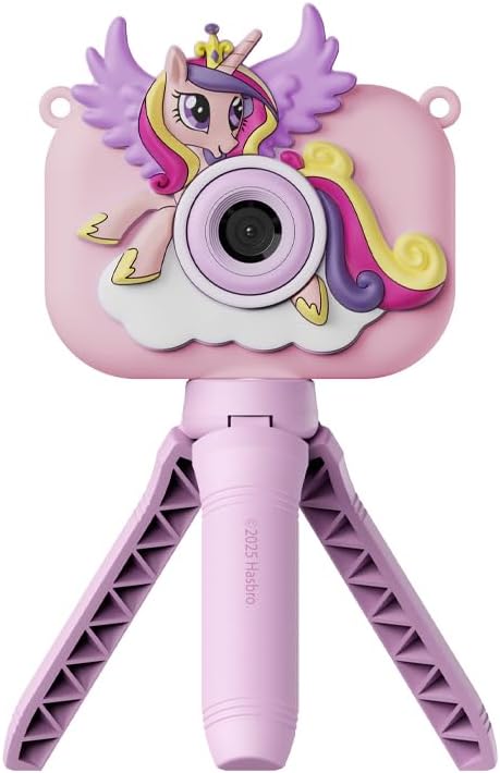 My Little Pony Princess Series Children's Cameras，Digital Point & Shoot Cameras with Bracket, Christmas Birthday Gifts Girls Boys Age 3-12, Kid's Camera with SD Card，Princess Cadance