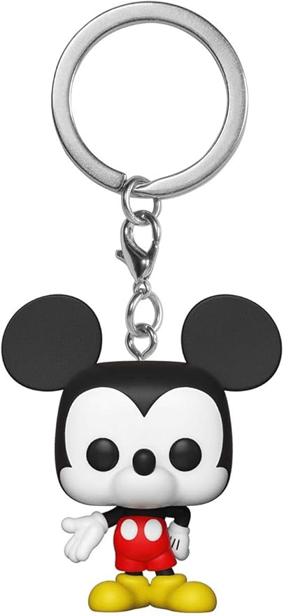 Funko Pop Keychain: Mickey Mouse - Mickey (New Pose) Collectible Figure, Multicolor