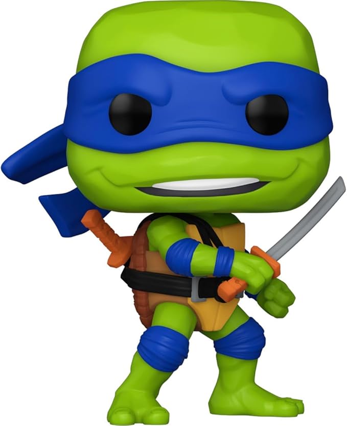 POP! Movies: Teenage Mutant Ninja Turtles: Mutant Mayhem - Leonardo #1391 Bundled with Compatible Box Protector Case, C1391