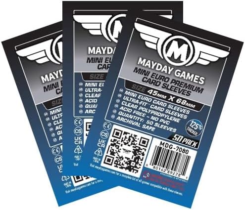 Mayday Games Dice City Game Accessory - Premium Card Sleeve Bundle