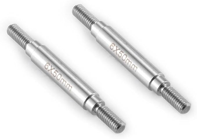 RC Spare Part for Axial for SCX10 II 90046 for TRX-4 D90 1/10 Linkage Set Link Rod M4 6x50-155mm RC Crawler Car Upgrade Parts Modification Accessories(50mm)