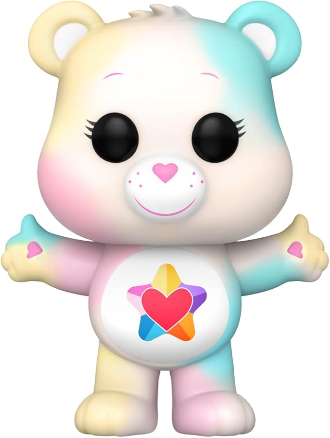 Funko Pop! Animation: Care Bears 40th Anniversary - True Heart Bear with Translucent Glitter Chase (Styles May Vary)