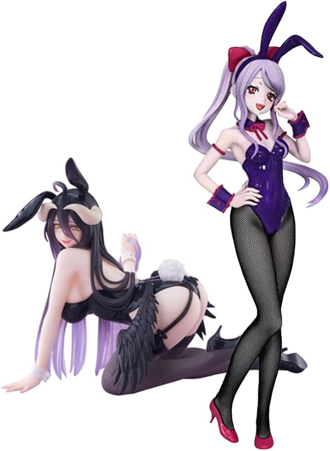 Albedo Figure Shalltear Bloodfallen Action Figure Anime Shalltear Bunny Figure Collectible Desktop Ornaments