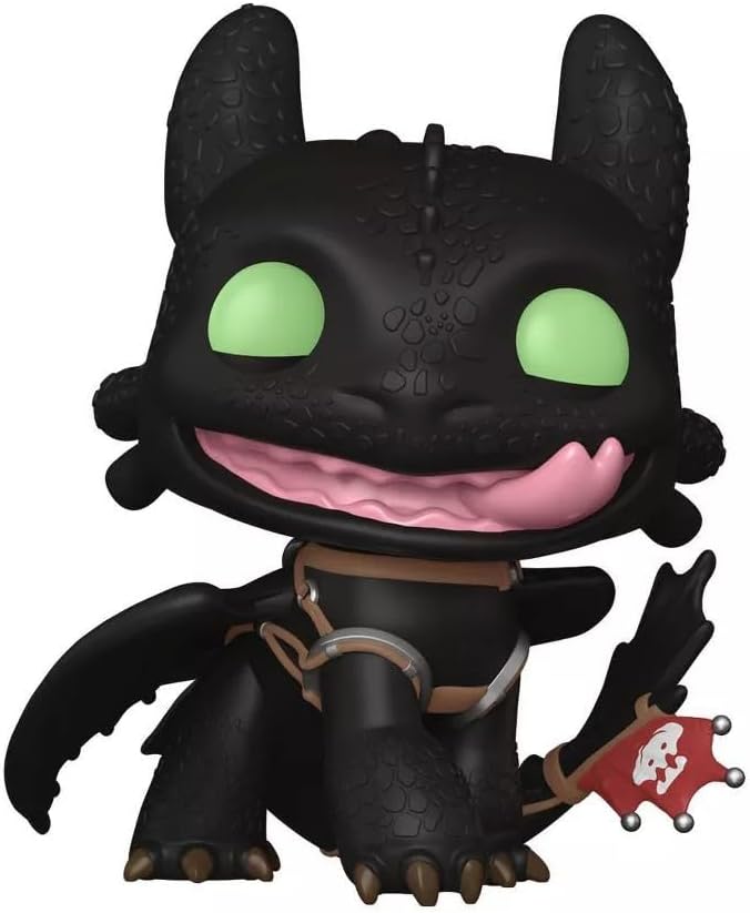 Funko Pop! Movies: How to Train Your Dragon - Toothless with Tongue - Collectible Vinyl Figure - Gift Idea - Official Merchandise - Toys for Kids & Adults - Movies Fans