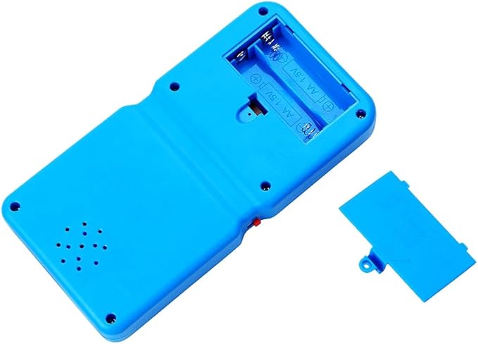 CZT New Retro Block Game Console Green Backlight Large Screen More Convenient for Playing Games Classic Nostalgia Puzzle Built-in 999 in 1 Brick Game Children's Gift (Blue)