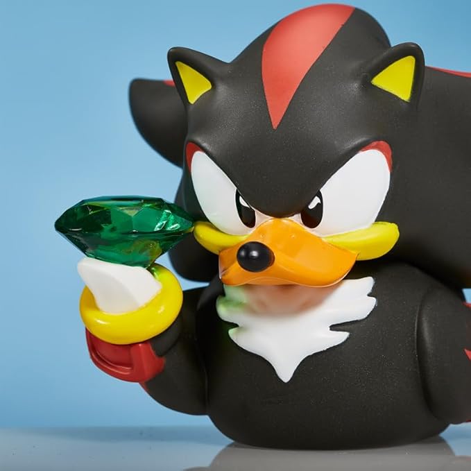 TUBBZ Boxed Edition Shadow Collectible Vinyl Rubber Duck Figure - Official Sonic The Hedgehog Merchandise - Action TV, Movies & Video Games