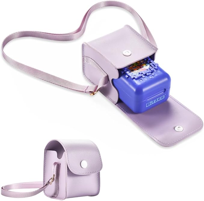 Protective Case for Bitzee Interactive Toy Digital Pet,4 Colors Outdoor Travel Carry-on Resistant Drop Crash,Case for Bitzee Interactive Pet Virtual Electronic Pets for Girls & Boys (Pale Purple)