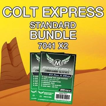 Mayday Games Colt Express Game Accessory- Standard Card Sleeve Bundle