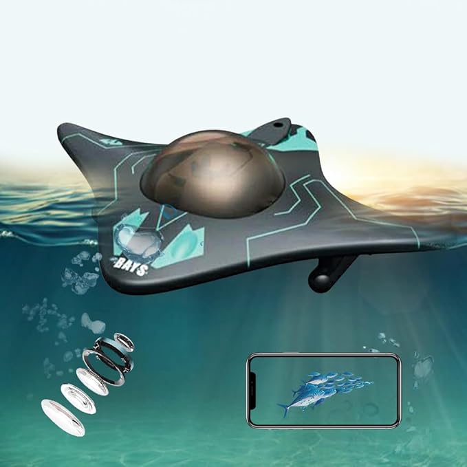 GoolRC RC Boats with Camera for Adults, 6CH Remote Control Boat for Pools & Lakes, App Wireless Control Waterproof RC Camera Boat