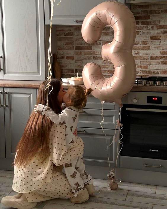 Number 6 Balloon 40 Inch, 6 7 Six Seven Birthday Decorations, 6th Birthday Balloon for Boy Girl, Light Brown 16 60 61 65 Numbers Balloons Graduations Anniversary Supplies