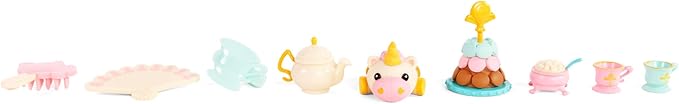 Wild Manes Horse Toys Cherie’s Tea and Treats Cart Playset with Cherie Horse Doll Figure, Includes Brush and Play Accessories