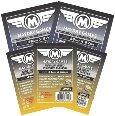 Mayday Games Luthier Compatible Premium Card Sleeve Bundle