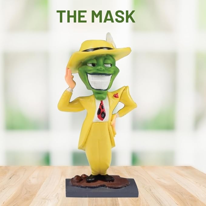 The mask Bobblehead Table Top Figure, 14 cm Tall, Perfect for Desk, Home, Office and car,for 15+ Years Age.