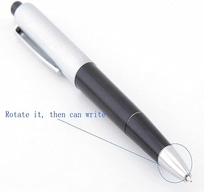 2 Pcs Silver Shock Pen Prank, Interesting Surprising Prank Items, Lightweight Shocking Practical Joke Shock Pen Toys for Outdoor Novelty and Gag Games