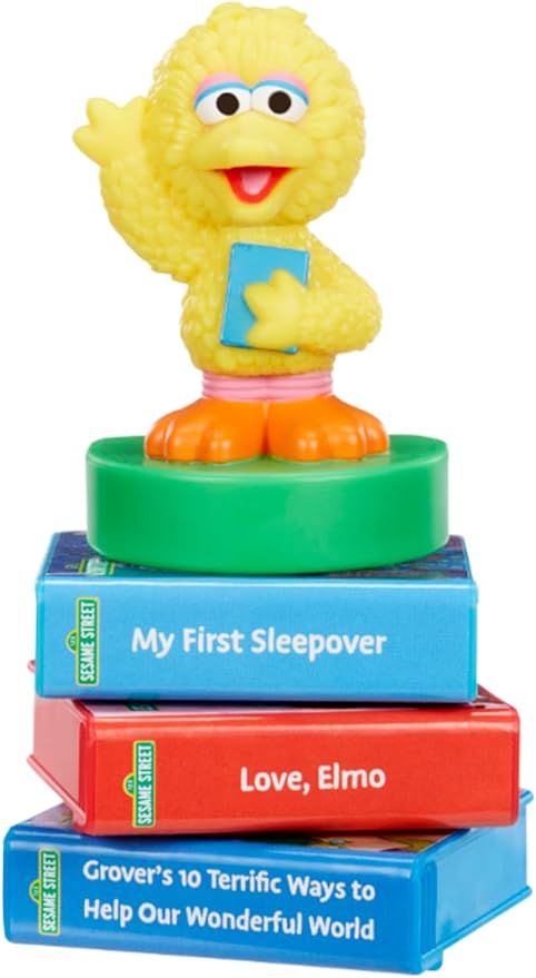 Little Tikes Story Dream Machine Big Bird & Friends Story Collection, Storytime, Books, Sesame Street, Audio Play Character, Gift and Toy for Toddlers and Kids Girls Boys Ages 3+