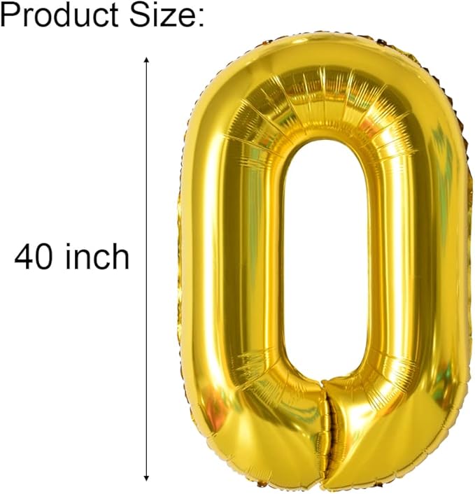 Happy Birthday Balloon Banner 40 inch 18 Balloon Number 16 Inch Happy Birthday Letters Balloons Gold Foil Mylar Balloons for 18th Birthday Decorations Party Supplies