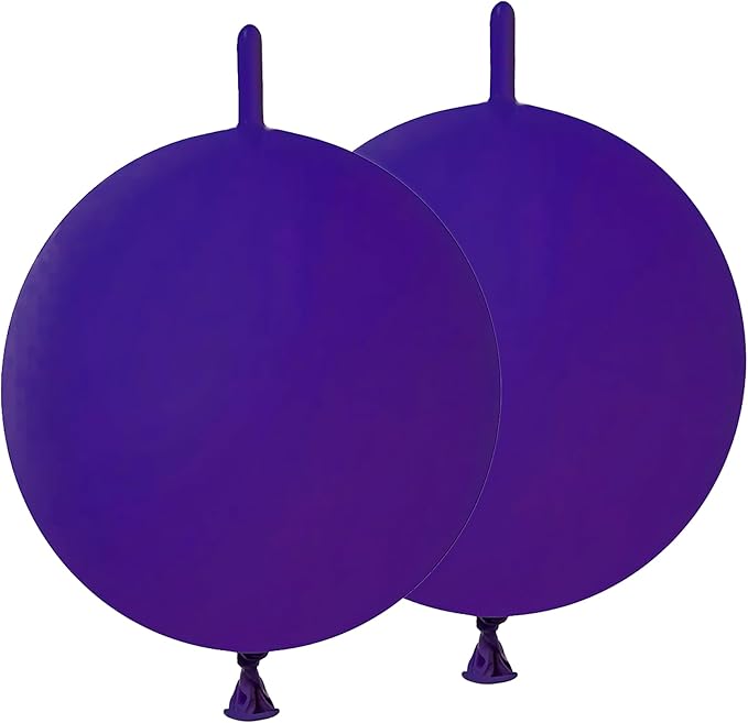 200 Pcs Linking Balloons 6 Inch Link Balloons for Birthday Wedding Party Festival Decorations (Purple)