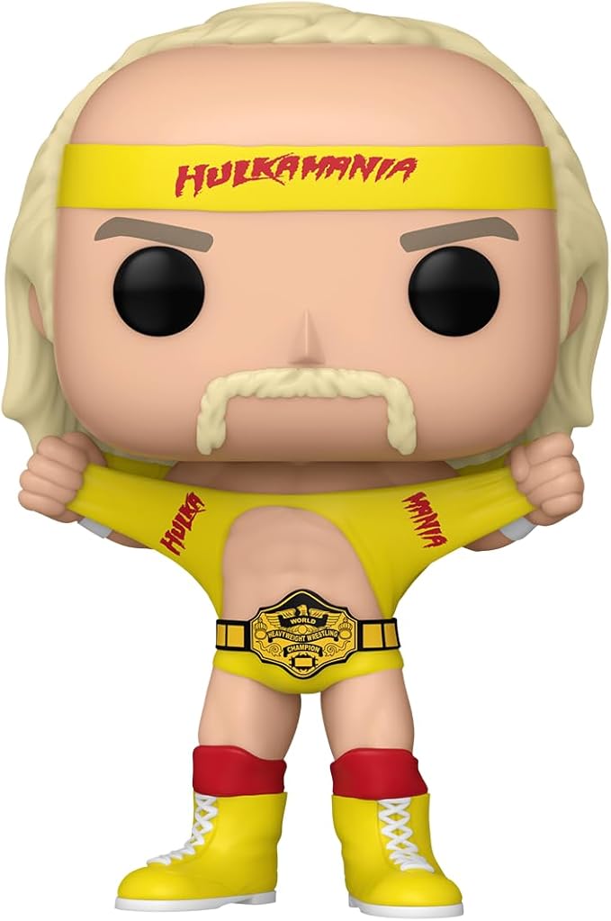 Funko POP! WWE: Hulk Hoganamania with Belt - Collectable Vinyl Figure - Gift Idea - Official Merchandise - for Kids & Adults - Sports Fans - Model Figure for Collectors and Display