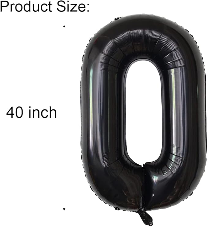 Happy Birthday Balloon Banner 40 inch 18 Balloon Number 16 Inch Happy Birthday Letters Balloons Black Foil Mylar Balloons for 18th Birthday Decorations Party Supplies