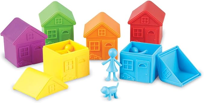 Learning Resources All About Me Sorting Neighborhood - Montessori Preschool Activities, Social Emotional Learning, Color Sorting and Counting , Fine Motor Toys, Gifts for Boys and Girls