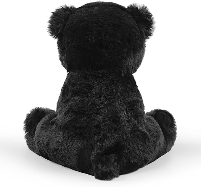 Bear Stuffed Animal Toys, 8.5 Inch Soft and Cuddly Black Bear Plush Animals Toy, Cute and Realistic Animals Gifts for Boys and Girls Toy for Toddlers 1-3