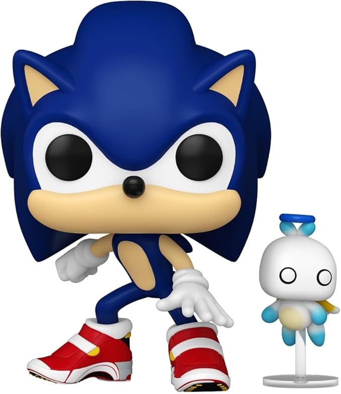 Funko POP & Buddy: Sonic The Hedgehog - Sonic The Hedgehog with Hero Chao - Collectable Vinyl Figure - Gift Idea - Official Merchandise - for Kids & Adults - Video Games Fans