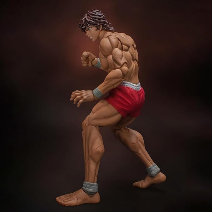 2pcs Hanma Yujiro Action Figure Joints Movable Anime Figures Muscular Man Hanma Figurine Statue Model Collectibles Gift