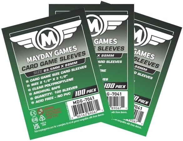 Mayday Games Ashes Reborn: Rise of The Phoenixborn Game Accessory -Standard Compatible Card Sleeve Bundle