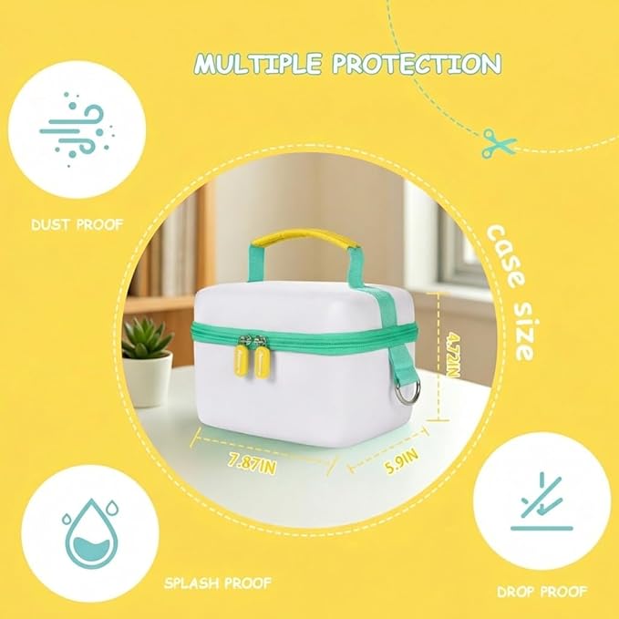 Againmore Case Compatible with Nex Playground Active Play System, Video Game Console Storage Holder Bag with Custom Slots for Device, HDMI Power Cord, Remote Control and Accessories-White(Box Only)