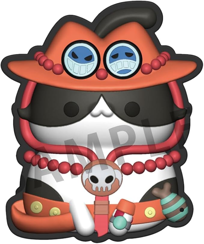 Megahouse - One Piece - Nyan Piece Nyan! Rubber Clip Complete Set, Mega Cat Project Collectible Figure