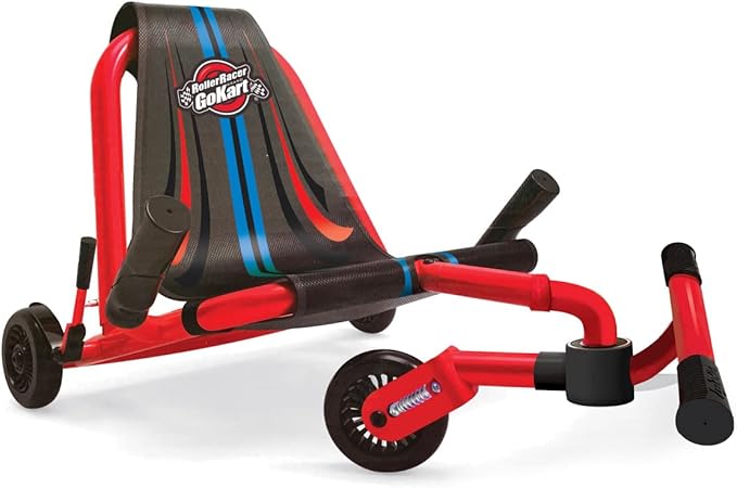 Go Kart, Swing Side-to-Side for Amazing Ride, Powered by Zig-Zag Motion, Rides on Any Hard Surface (Indoors and Outdoors)