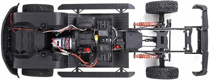 1/8 Remote Control Off Road Car Traction Hobby AWD RC Model Vehicle 2Speed Gearbox Metal Drive Shaft Shock Absorber No Battery Hobby Grade Model for Adult Hobby(Silver)